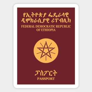 Ethiopian passport Magnet